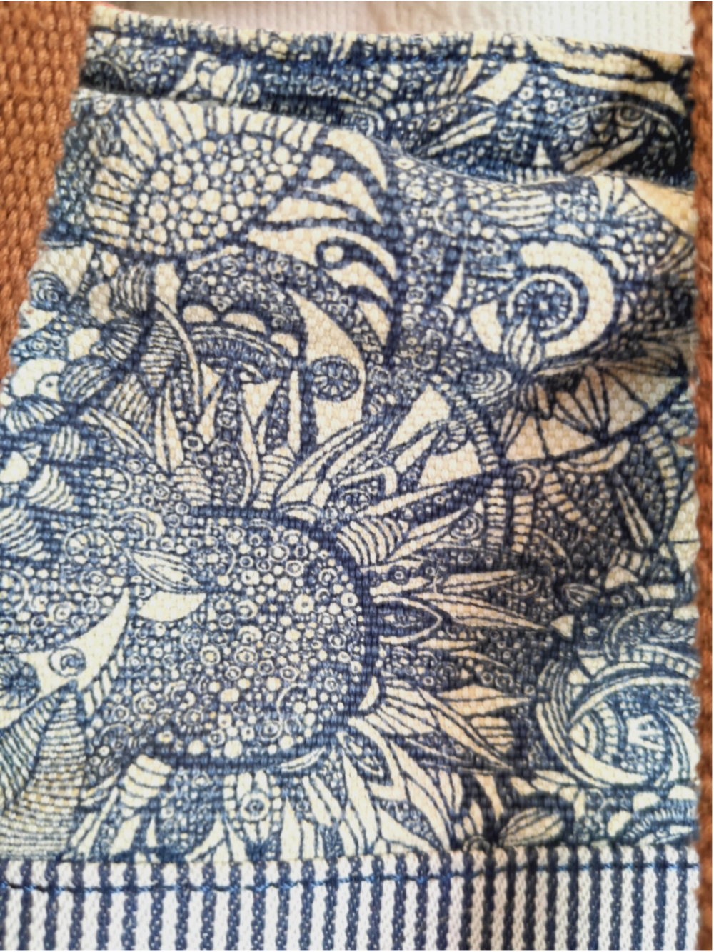 Sakroots Artist Circle soft bucket bag Navy Spirit Desert print denim cute - Picture 3 of 10